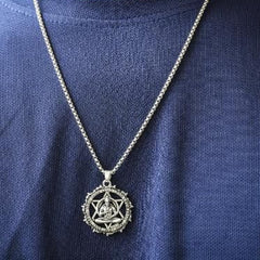 Shree Yantra with Hanuman Raksha Pendant with Chain