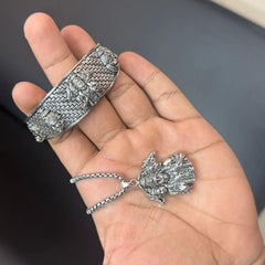 5-Mukhi Hanuman Kada with 5-Munjai Hanumna Pendant with Chain