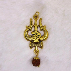 Panchmukhi Rudraksha OM Shiva Trishool Mala