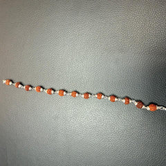 Rudraksha Bracelet Silver Plated